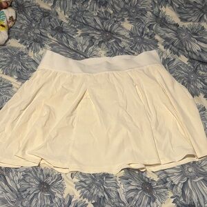 Lululemon Athletica Cream Skater Skirt